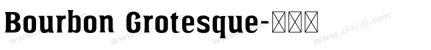 Bourbon Grotesque字体转换